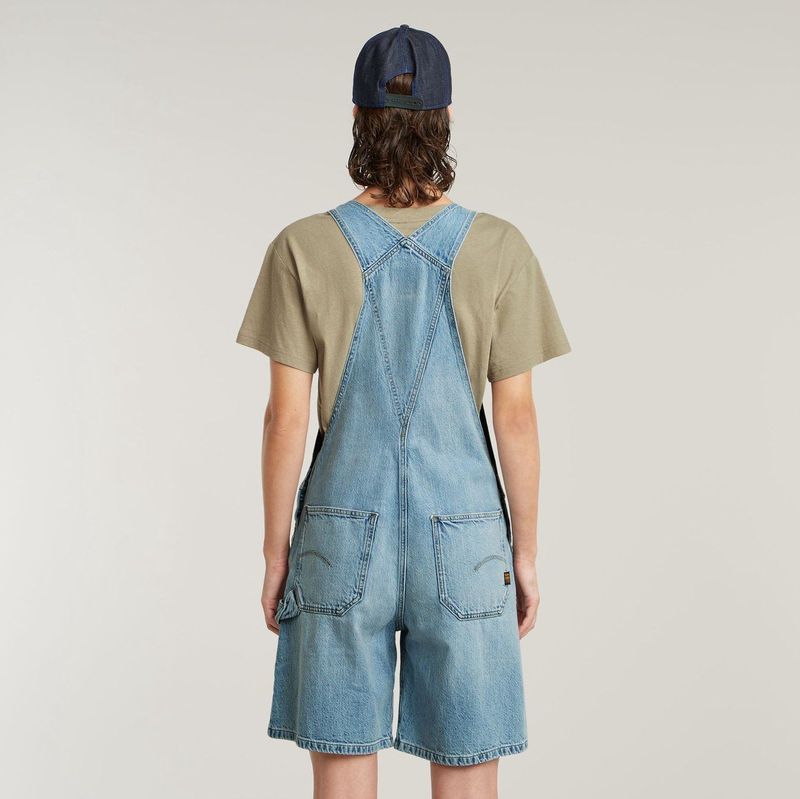 Bowey - Loose Short Jumpsuit - Lichtblauw - Dames