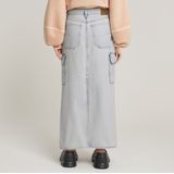 G-Starvoor vrouwen. D24386-D436-H122 Rok Viktoria blauw (24), Casual, Katoen, Denim