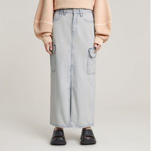 G-Starvoor vrouwen. D24386-D436-H122 Rok Viktoria blauw (24), Casual, Katoen, Denim