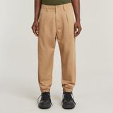 G-STAR - Geplooide Chino Relaxed - Bruin - Chino Broeken