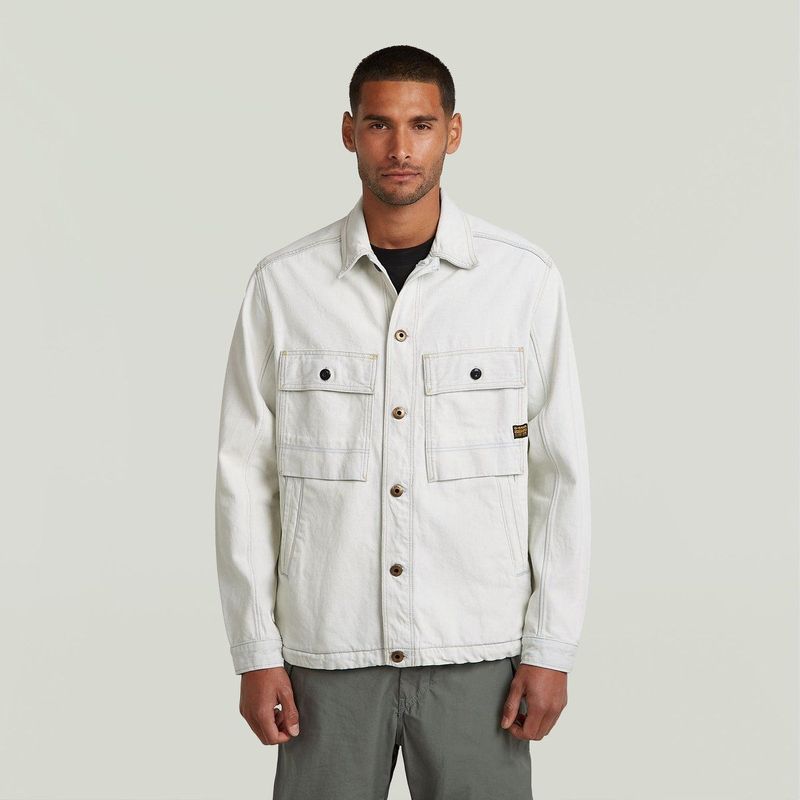 Mosa - Overshirt - Lichtblauw - Denim - 75% Regeneratief Katoen