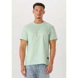G-Star RAW - Nifous - T-shirt - Vert - Katoen - Encolure Côtelée