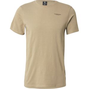 G-Star Raw Slim Base R T Polo's & T-shirts Heren - Polo shirt - Khaki - Maat M