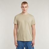 G-STAR - Base-S - T-Shirt - Beige - 100% Biologisch Katoen