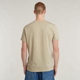 G-STAR - Base-S - T-Shirt - Beige - 100% Biologisch Katoen
