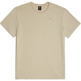 G-STAR - Base-S - T-Shirt - Beige - 100% Biologisch Katoen