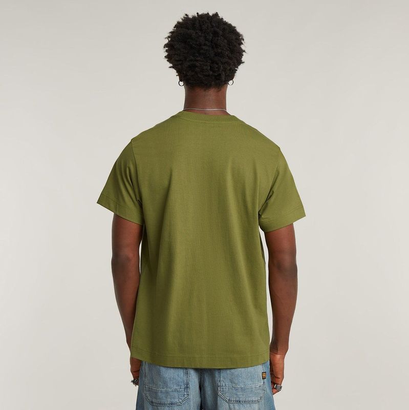G-Star - Essential Loose T-shirt - Groen - 100% Organisch Katoen - Korte Mouwen
