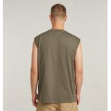 G-STAR - T-shirt Boxy Sl R - Bruin - Katoen