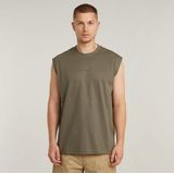 G-STAR - T-shirt Boxy Sl R - Bruin - Katoen