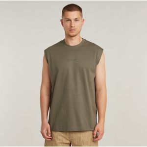 G-STAR - T-shirt Boxy Sl R - Bruin - Katoen