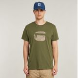 G-STAR - Vinger Print Burger R T-shirt - Zwart - Heren