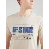 Flyer Graphic T-Shirt - Beige - Heren