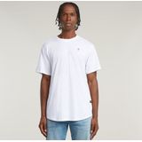 G-STAR - Lash Back Graphic - T-shirt - Wit - 100% Biologisch Katoen