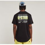 G-STAR - Lash Back Gr T-Shirt - Zwart - Katoen