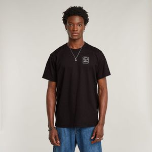 G-Star - D26046-C336-6484 - T-shirt - Zwart - Korte Mouwen - Biologisch Katoen - Duurzaam