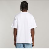 G-Star - D26052-D959-110 - T-shirt - Wit - Korte Mouwen - Biologisch Katoen - Duurzaam