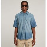 Overhemd - Effen - Katoen - Regular Fit - Kwartmouw - Knoopsluiting