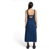 Cargo Jurk - Donkerblauw - Dames - Slim Fit - Wijdere Rok - 3D-Zakken