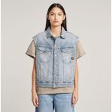 G-star - Relaxed Denim Vest - Mouwloos Vest - Katoen