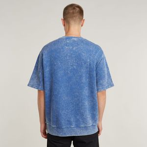 G-star - Acid Wash Loose - Korte Mouw Sweatshirt