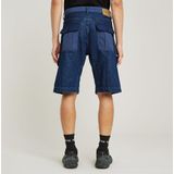 G-Star - Bend 3D Cargo - Korte Broek - Blauw - Gerecycled Katoen