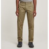 G-STAR Morry Tapered chinobroek voor heren, groen (Ensis Green D26400-c105-6057), 26W / 30L