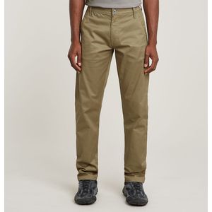 G-STAR Morry Tapered chinobroek voor heren, groen (Ensis Green D26400-c105-6057), 26W / 30L
