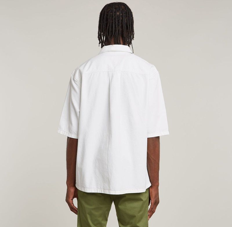 G-Star - D26252-D539-H123 - Overhemd - Blauw - Katoen - Korte Mouwen