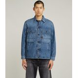 Mosa - Blazer - Blauw - Denim - Biologisch Katoen