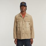4 Pockets Overshirt - Beige - Heren
