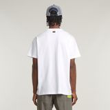 G-Star - Rovic Loose T-shirt - Wit - Korte Mouwen - Biologisch Katoen - Duurzaam