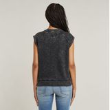 G-STAR - Mouwloos Sweater - Groen - 100% Biologisch Katoen