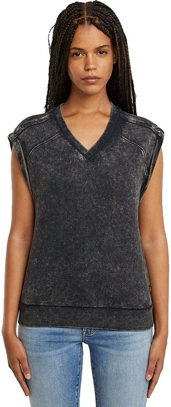 G-STAR - Mouwloos Sweater - Groen - 100% Biologisch Katoen