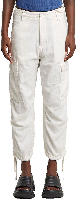 G-Star - D26144-D454-G377 - Korte Cargo Broek - Wit - Casual - Biologisch Katoen - Duurzaam