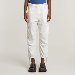 Cargobroek - Wit - Cropped