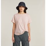 T-shirt - Striped Knot - Ronde Hals - Korte Mouwen - Lichtgewicht - 100% Biologisch Katoen