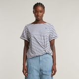 G-Star - Gestreept Knot T-shirt - Korte Mouwen