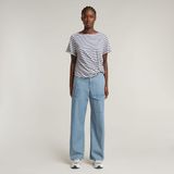 G-Star - Gestreept Knot T-shirt - Korte Mouwen