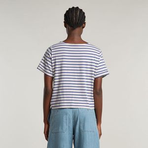G-Star - Gestreept Knot T-shirt - Korte Mouwen