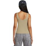 Haltertop - Effen - Jersey - V-hals - Mouwloos