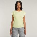 G-Starvoor vrouwen. D26240-C756-C497 Mini G-Script Logo T-shirt groen (XS), Casual, Katoen, Korte mouwen