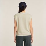 G-STAR - D26240-C756-D848 - T-shirt - Beige - Biologisch Katoen - Casual