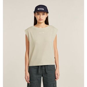 G-STAR - D26240-C756-D848 - T-shirt - Beige - Biologisch Katoen - Casual