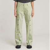 G-Star - D26243-C756-H365 - Oversized T-shirt - Grijs - 3/4 Mouw - Biologisch Katoen - Duurzaam