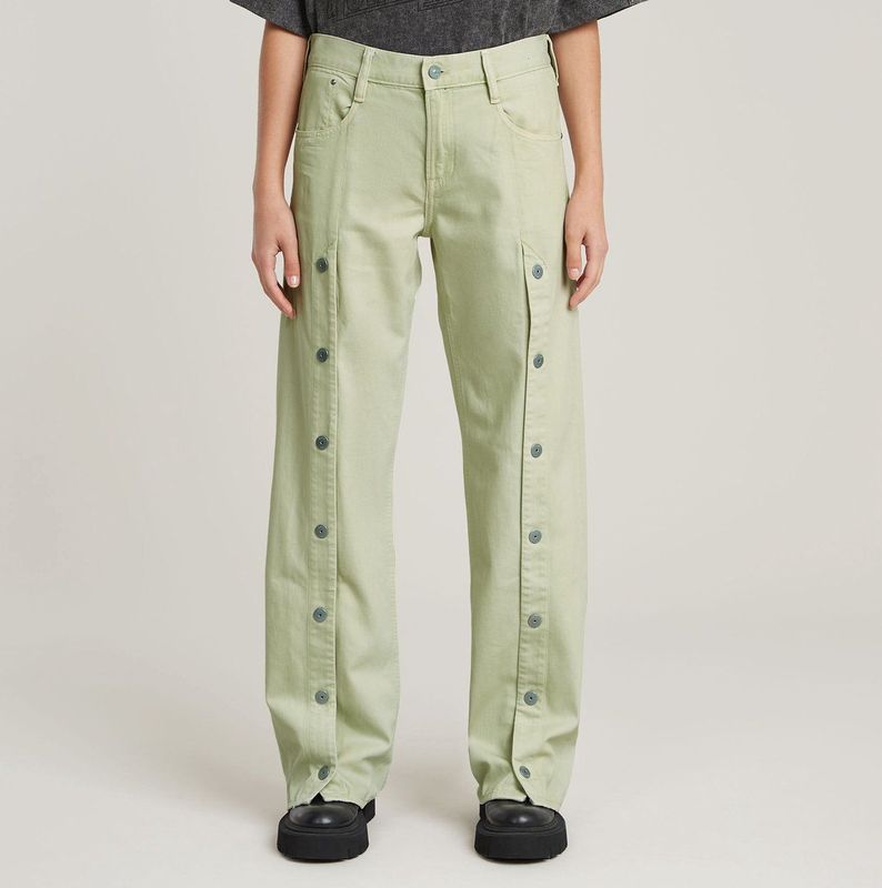 G-Star - D26243-C756-H365 - Gewassen Oversized T-shirt - Grijs - 3/4 Mouw - Biologisch Katoen