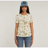 G-STAR RAW - Sprayed Letters R T Wmn - T-shirt - Veelkleurig
