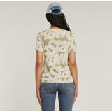 G-STAR RAW - Sprayed Letters R T Wmn - T-shirt - Veelkleurig