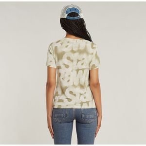 G-STAR RAW - Sprayed Letters R T Wmn - T-shirt - Veelkleurig