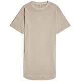G-STAR - Overdyed Saddle Sleeve - T-shirt Jurk - Beige - Dames