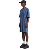 G-STAR - Overdyed Saddle Sleeve - T-shirt Jurk - Midden Blauw